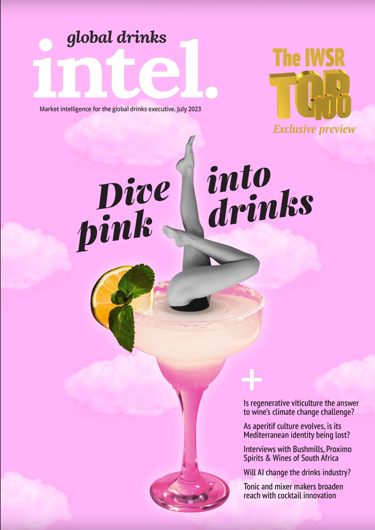 Global Drinks Intel magazine cover - Jul 23