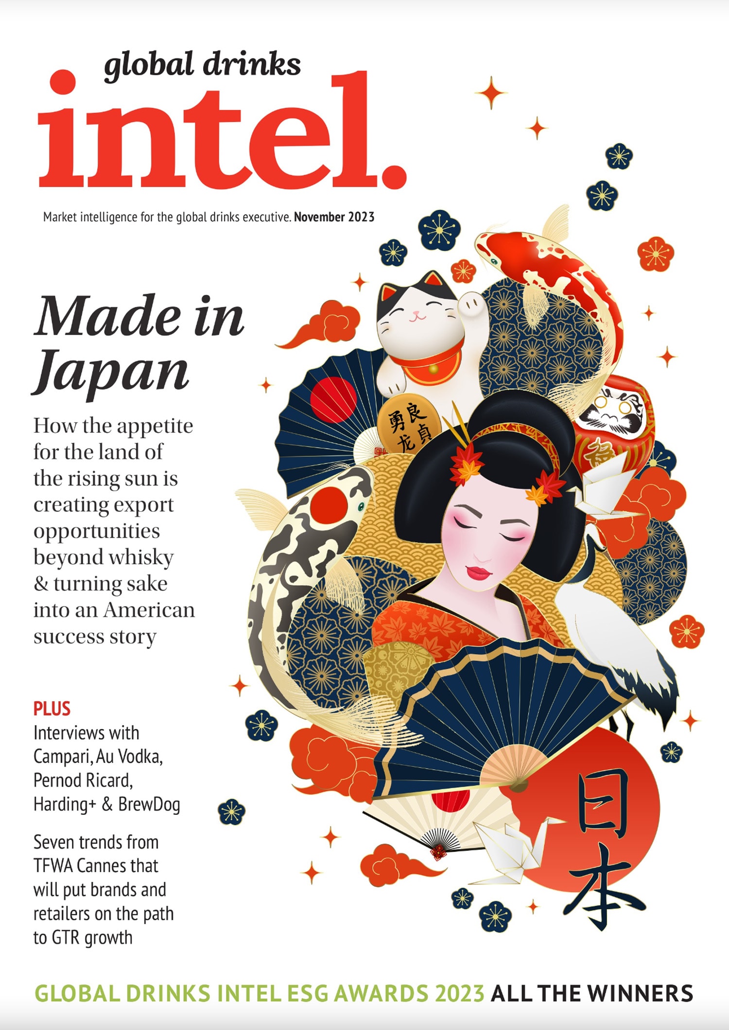 Global Drinks Intel magazine cover - Nov 23