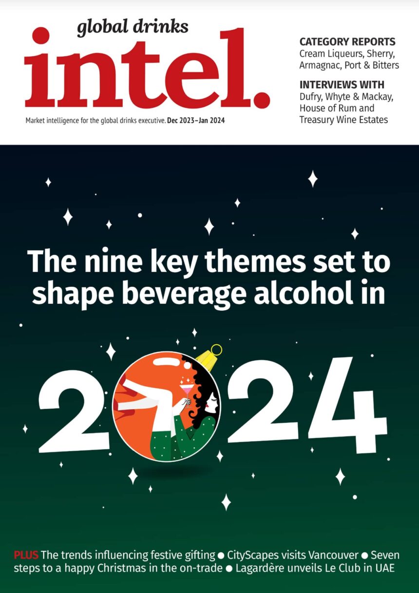 Global Drinks Intel magazine cover - Dec 23 Jan 24