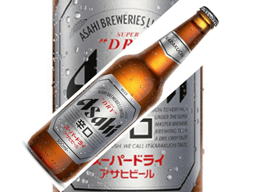 Bottle of Asahi Super Dry