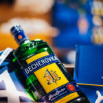 Bottle of Becherovka bitters