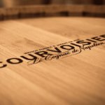 Branded barrel of Courvoisier cognac