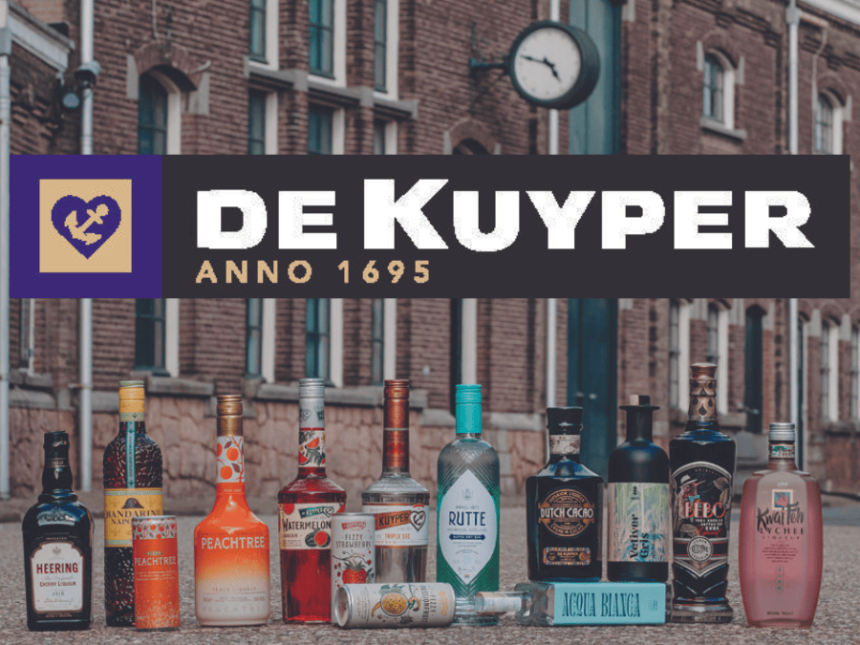 Logo of and portfolio from De Kuyper Royal Distillers