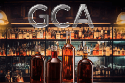GCA logo and bottles