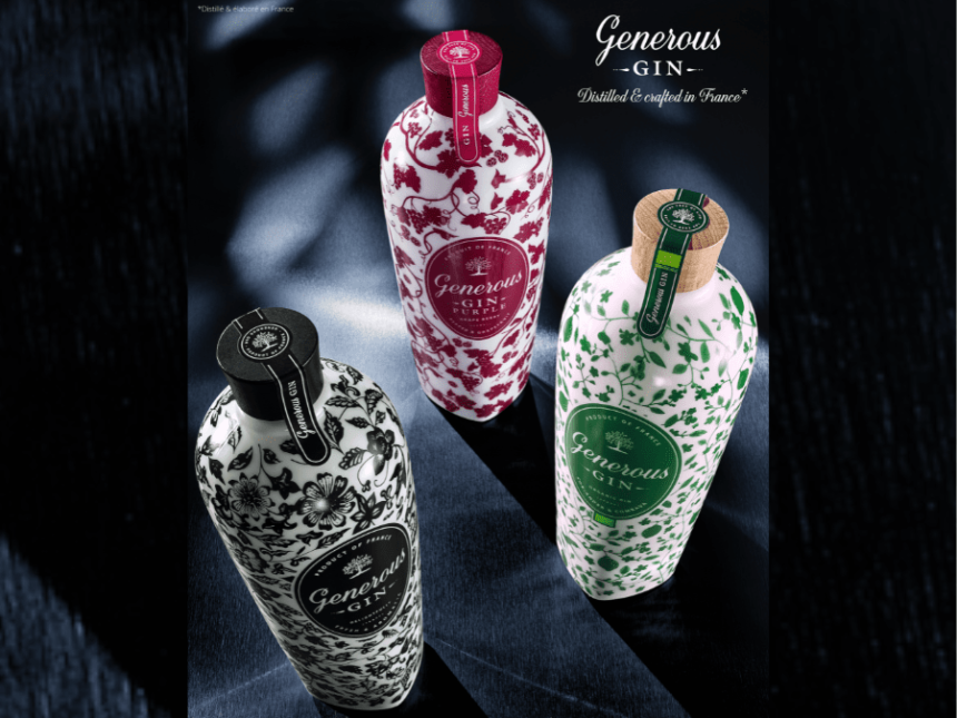Three expressions of Generous Gin