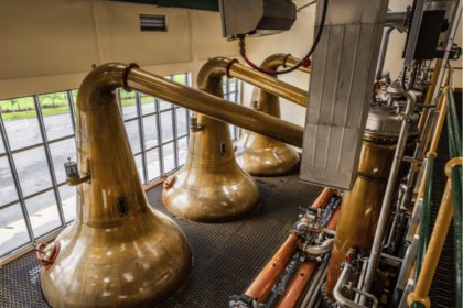 Interior of Glentauchers Distillery