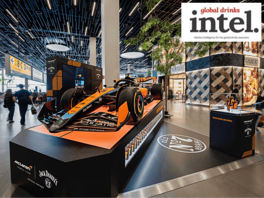 Jack Daniel's-branded McLaren F1 car