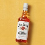 Bottle of Jim Beam American whiskey