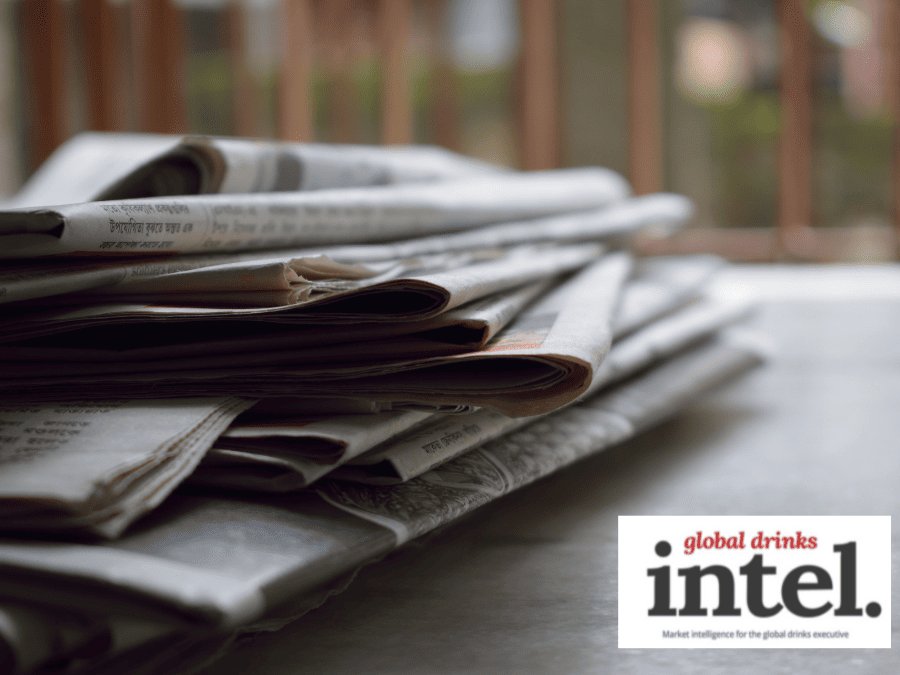 A pile of newspapers on a table