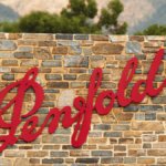 Penfolds logo on an external wall