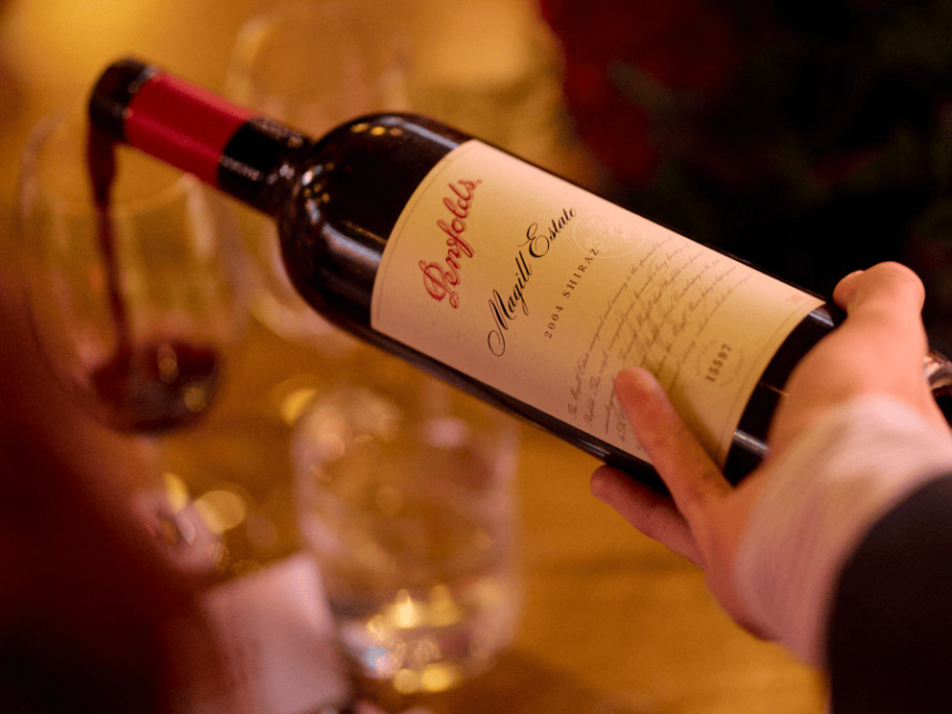 Bottle of Penfolds