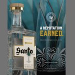 Ad from Santo tequila's marketing campaign