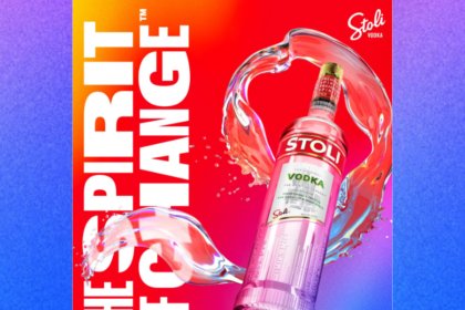 Bottle of Stoli vodka