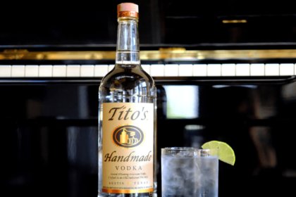 Tito's Handmade Vodka bottle