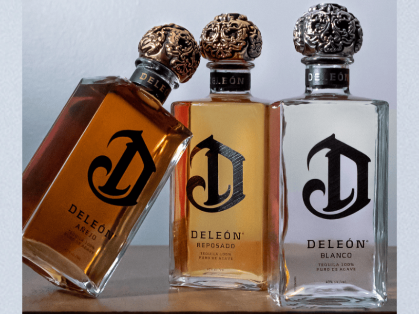 Three expressions from Deleon tequila