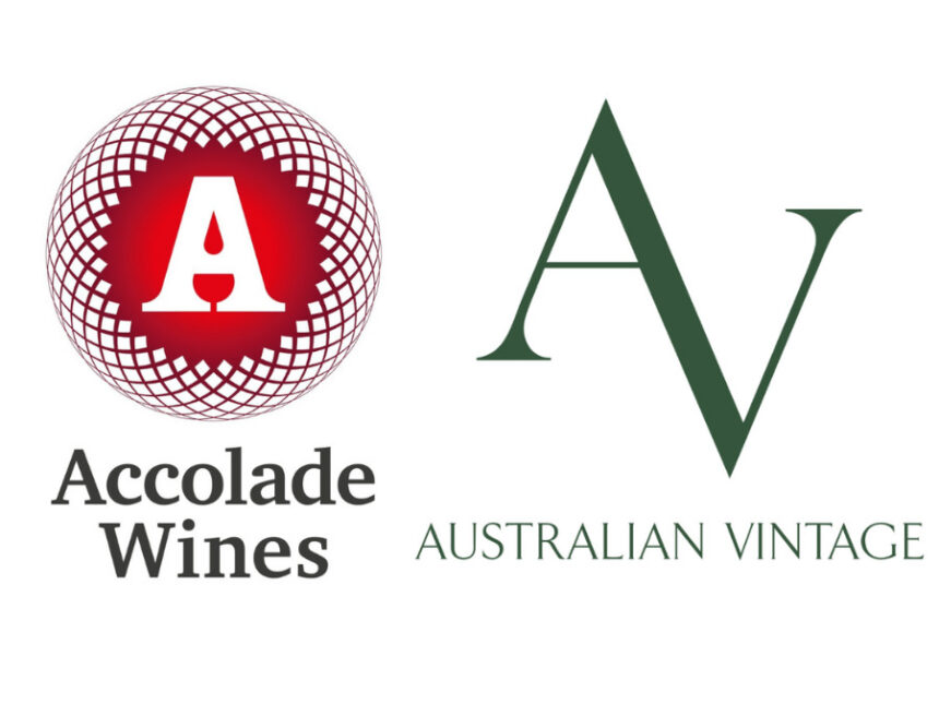 Logos of Accolade Wines & Australian Vintage