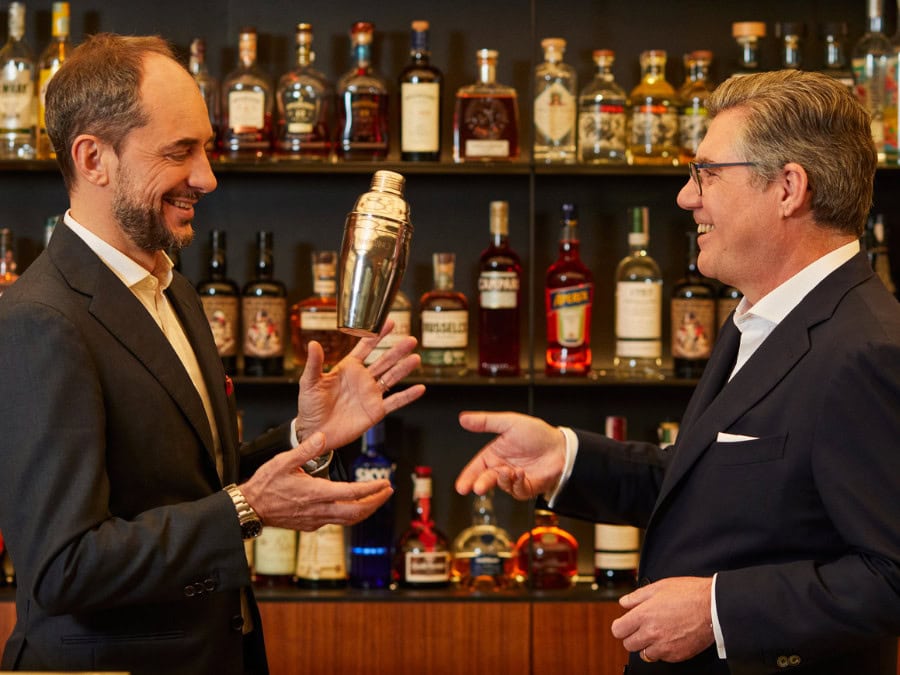 Campari Group Matteo Fantacchiotti and Bob Kunze-Concewitz