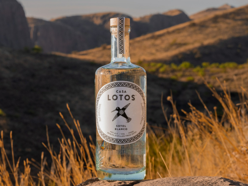 Bottle of Casa Lotos Sotol Blanco