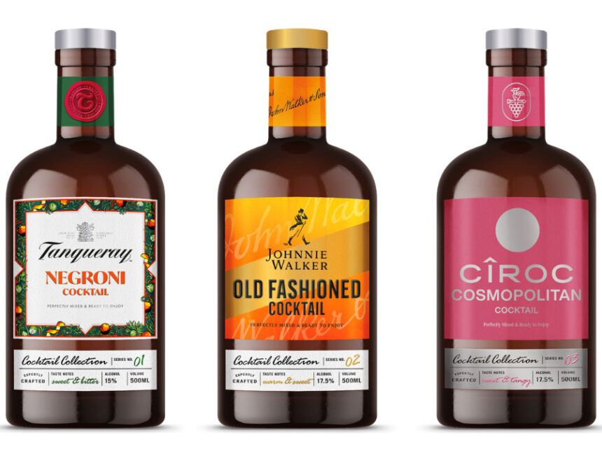 Diageo's three-strong The Cocktail Collection