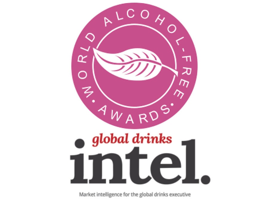 Logos for the World Alcohol-Free Awards & Global Drinks Intel