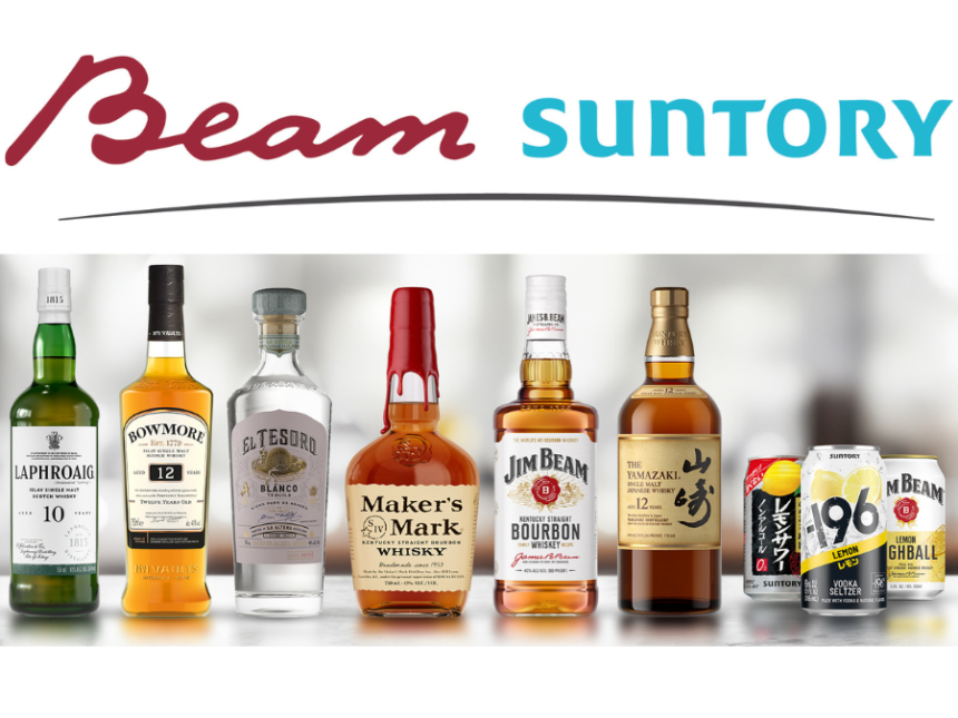 Beam Suntory logo and portfolio 2024