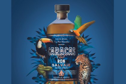 Bottle of Caracas Salvaje rum