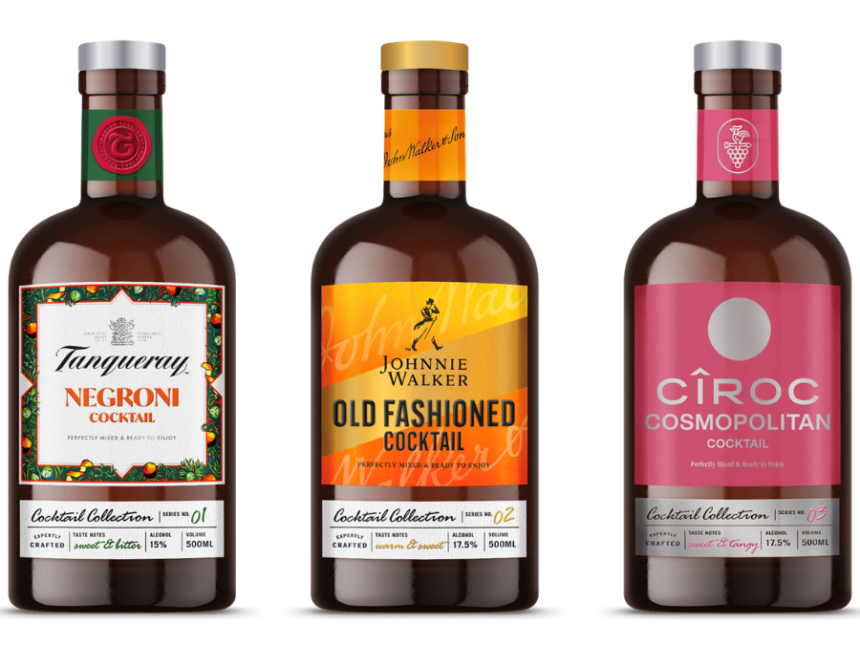 Diageo's three-strong The Cocktail Collection