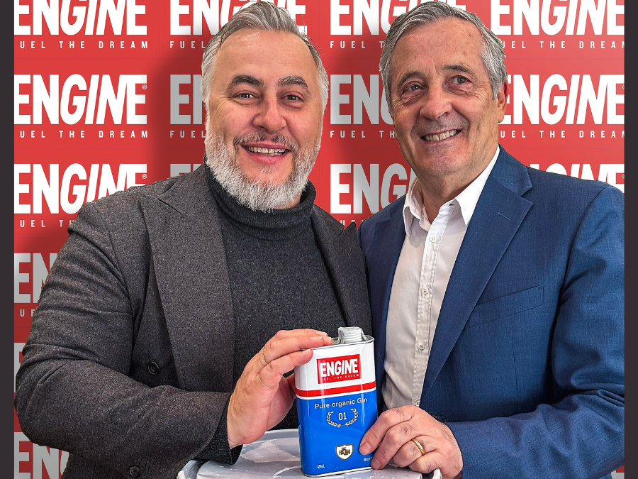 Engine Gin founder Paolo Dalla Mora with Illva Saronno's Aldino Marzorati