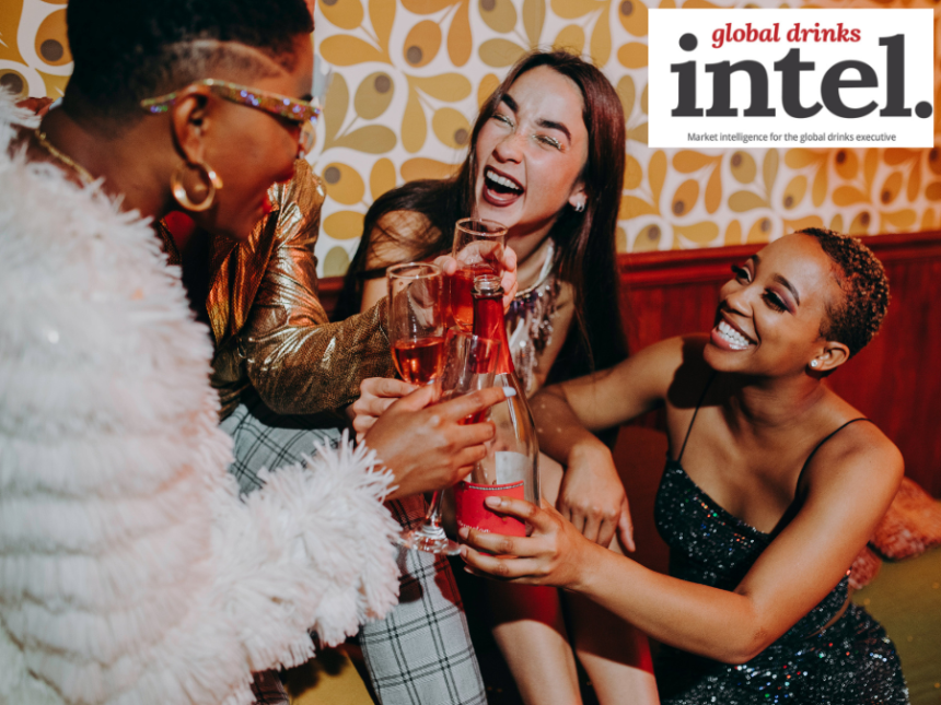 Four Gen Z consumers in a bar