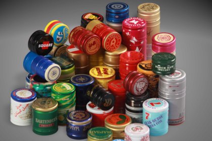 Bottle caps produced by Herti