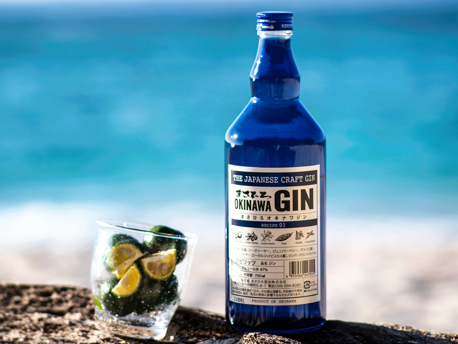 Bottle of Masahiro Okinawa Gin