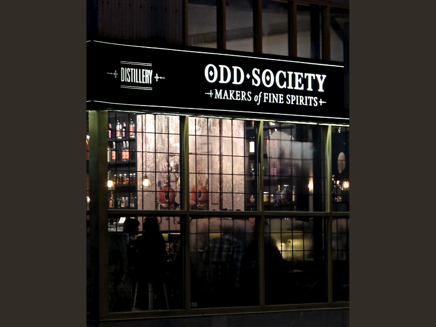 Exterior of Odd Society Spirits in Vancouver