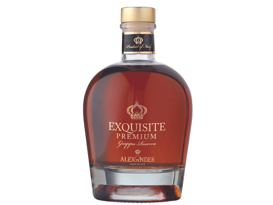 Bottle of Alexander Exquisite Premium grappa