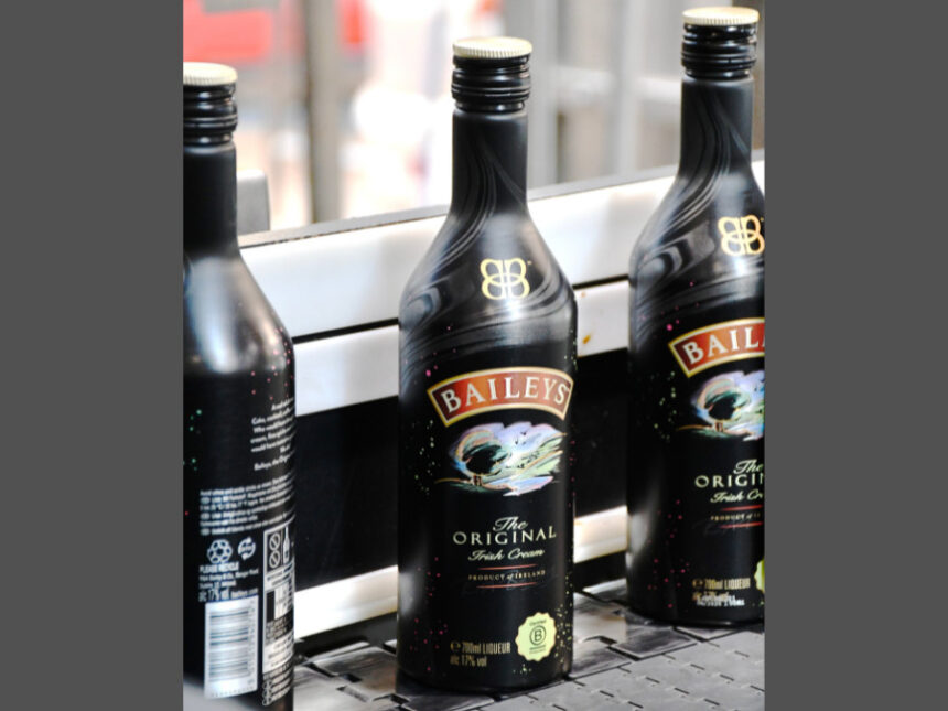 Baileys aluminium bottle