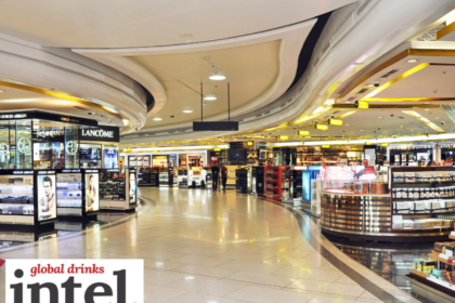 Interior of Delhi Duty Free at Delhi airport