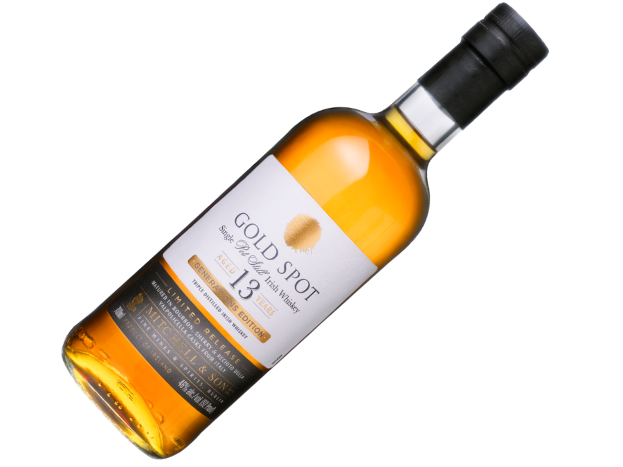 Bottle of Gold Spot The Generations Edition