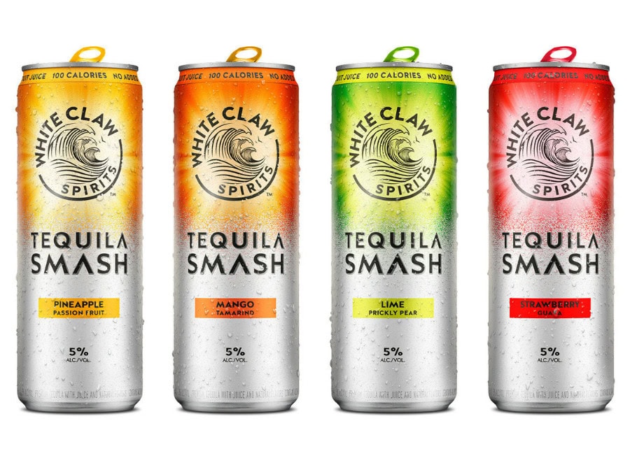 The four flavours of White Claw Tequila Smash