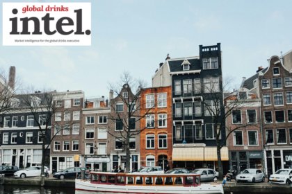 Residential buildings alongside a canal in Amsterdam