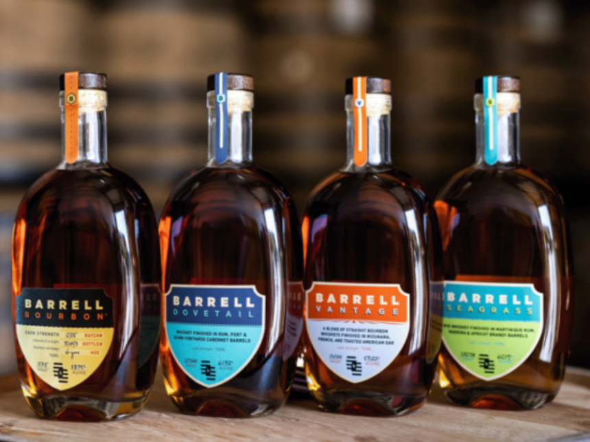 Four expressions in Barrell Craft Spirits' portfolio