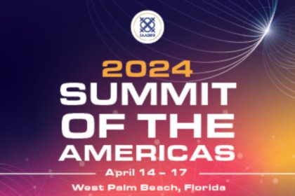 Logo for IAADFS 2024 Summit of the Americas
