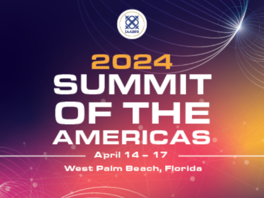 Logo for IAADFS 2024 Summit of the Americas