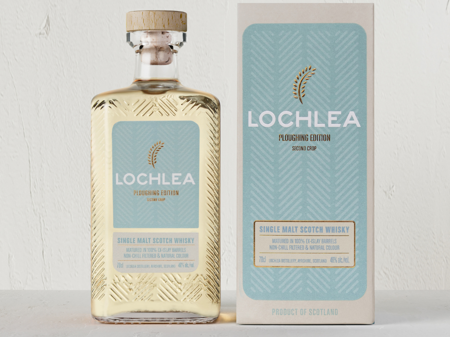 Bottle of and box for Lochlea Ploughing Edition Second Crop