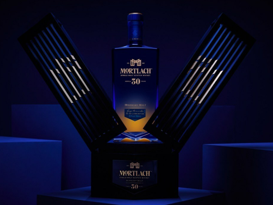 Bottle of and box for Mortlach 30 Year Old Midnight Malt