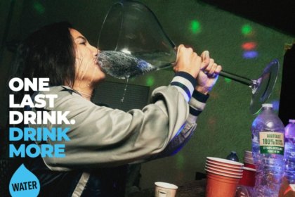 Print ad for Pernod Drink More Water 2024