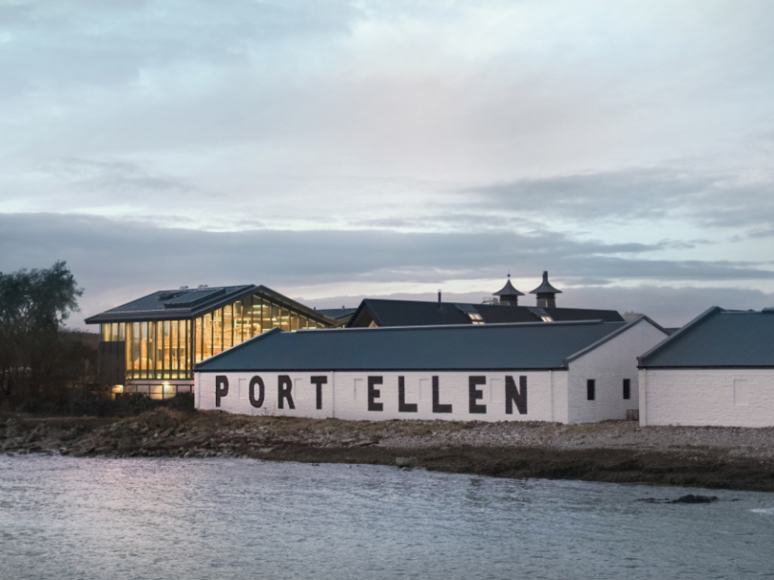 Exterior of Port Ellen Distillery