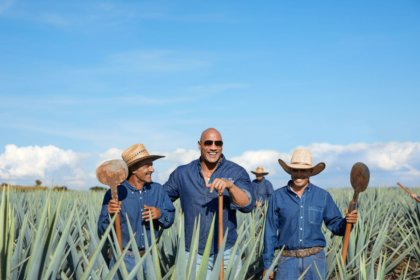 Teremana founder Dwayne 'The Rock' Johnson in an agave field