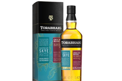 Bottle of and box for Torabhaig Cnoc Na Mòine