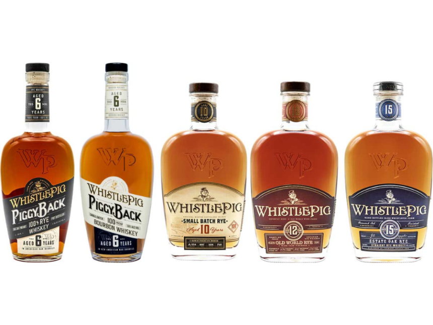 Five expressions from the WhistlePig portfolio