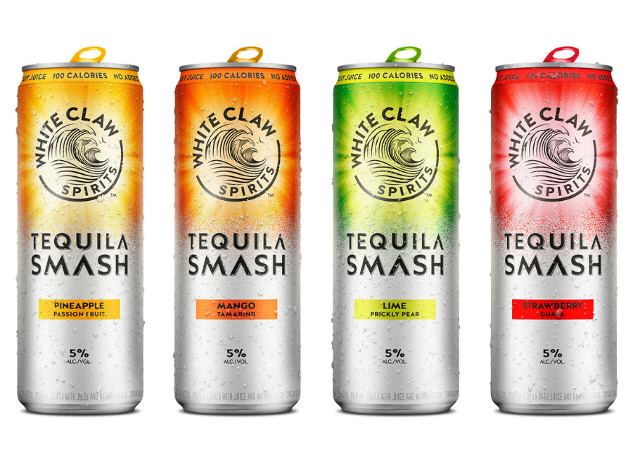 The four flavours of White Claw Tequila Smash