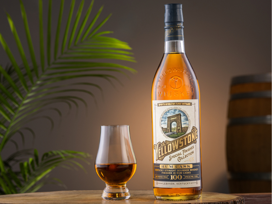 Bottle of Yellowstone Rum Cask Finish